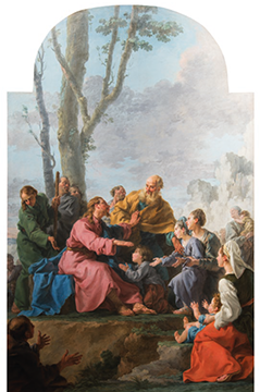 Noël Hallé - Le Christ et les enfants (1775)