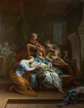 Jean Restout - La naissance de la Vierge (1744)