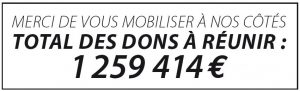 Total des dons à réunir : 1 259 414 €