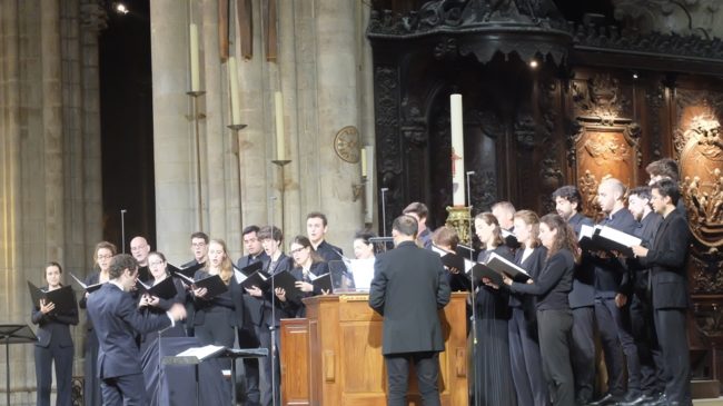 Concert de musique sacrée à Notre-Dame